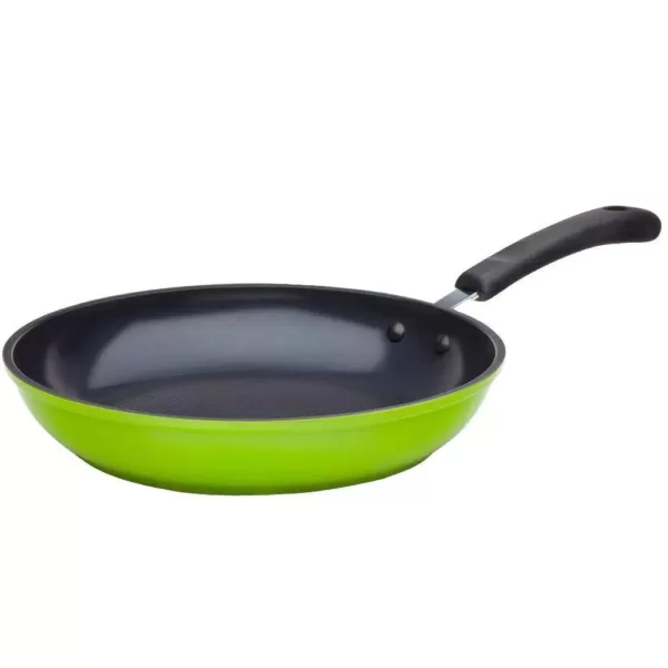 Ozeri Green Earth 8 in. Aluminum Ceramic Nonstick Frying Pan in Green