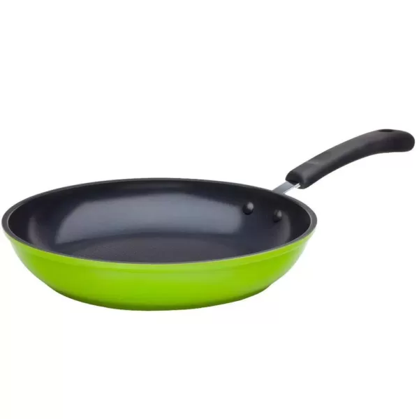 Ozeri Green Earth 12 in. Aluminum Ceramic Nonstick Frying Pan in Green