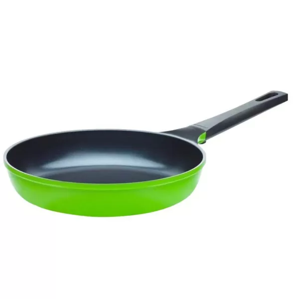 Ozeri Green Earth 8 in. Aluminum Ceramic Nonstick Frying Pan in Green with Bakelight Handle