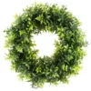 Pure Garden 11.5 in. Artificial Opal Basil Leaf Wreath