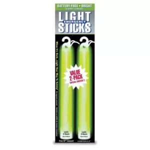 Ready America Green 8 Hour Lightstick (2-Pack)