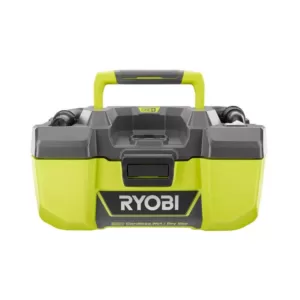 RYOBI 18-Volt ONE+ 3 Gal. Project Wet/Dry Vac with 2.0 Ah Battery and Charger