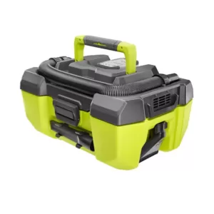 RYOBI 18-Volt ONE+ 3 Gal. Project Wet/Dry Vacuum w/Accessory Storage and Lithium-Ion 4.0 Ah LITHIUM+ HP High Capacity Battery