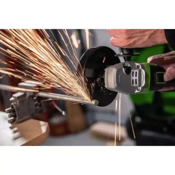 Greenworks 24-Volt Battery Cordless Brushless 4.5 in. Angle Grinder, Battery Not Included AG24L00