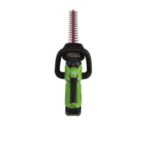 Greenworks 22 in. 24-Volt Battery Cordless Hedge Trimmer, Battery Not Included HT24B04