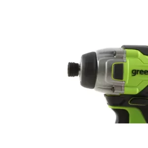 Greenworks 24-Volt Battery Cordless Brushless Impact Driver, Battery Not Included ID24L00