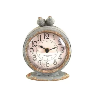 3R Studios Two Birds Round Table Clock