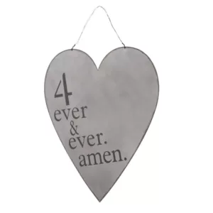 3R Studios 27.5 in. H x 18 in. W 4 Ever and Ever Amen Wall Art