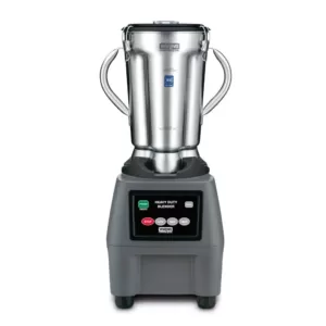 Waring Commercial CB15 128 oz. 3-Speed Grey Blender with 3.75 HP and Electronic Touchpad Controls