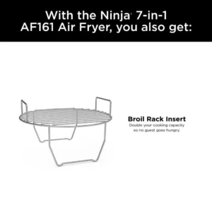 NINJA 5.5 Qt. Grey XL Ninja Air Fryer Max