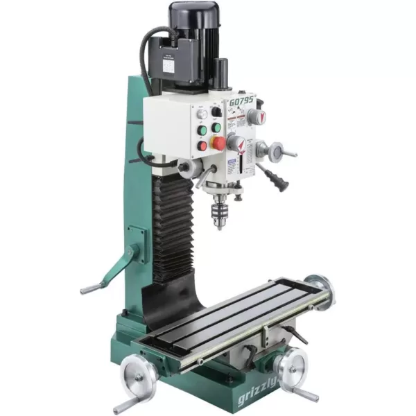 Grizzly Industrial Heavy-Duty Benchtop Mill/Drill