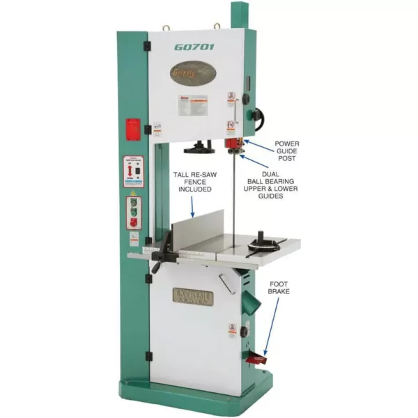 Grizzly Industrial 19" Ultimate Bandsaw