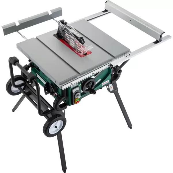 Grizzly Industrial 10 in. 2 HP Portable Table Saw with Roller Stand