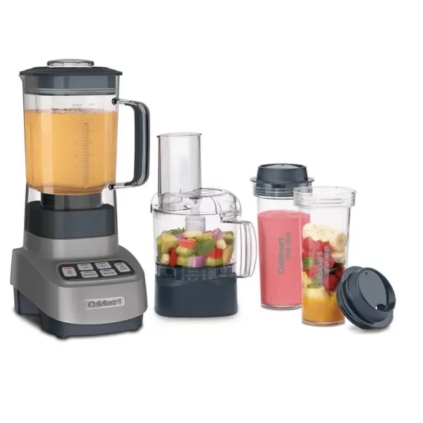 Cuisinart Velocity Ultra Trio 3-Cup 3-Speed Gunmetal Gray Food Processor