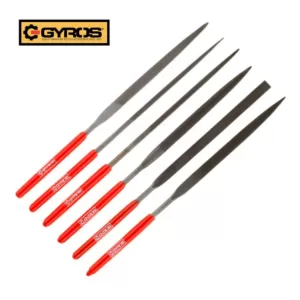 Gyros 5-1/2 in. Needle File Set (6-Piece)