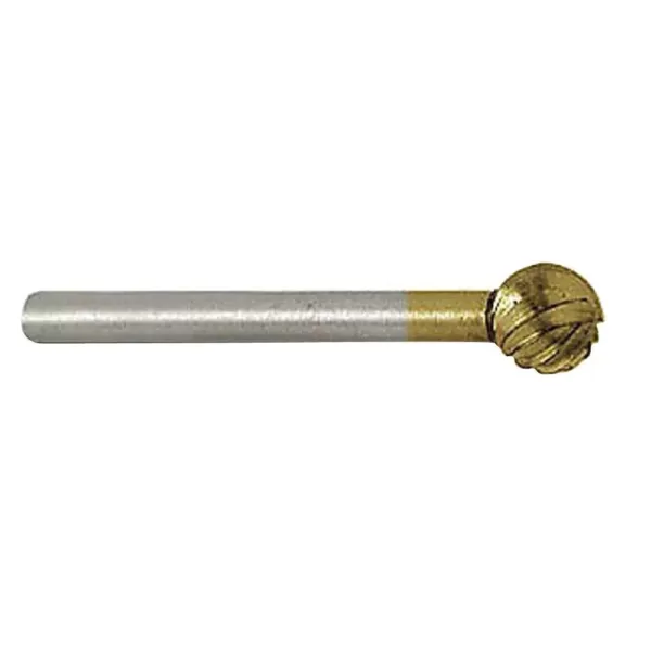 Gyros 1/8 in. Diameter High Speed Ball Shaped Steel Cutter