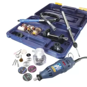 Gyros PowerPro Variable Speed Rotary Tool Kit (85-Accessories)