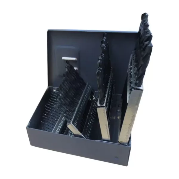 Gyros Industrial Grade Cobalt Drill Bit Set (60-Piece)