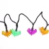 Northlight 4.75 in. LED B/O Multi-Color Bat Halloween Lights (10-Set)