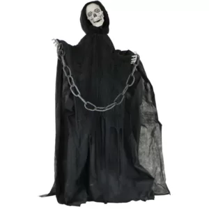 Haunted Hill Farm 5 ft. Animatronic Talking Skeleton Halloween Prop