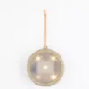 Haute Decor 4 in. Gold Lighted Holographic Ornament (1-Pack)