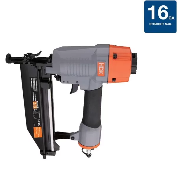 HDX Pneumatic 16-Gauge 2-1/2 in. Straight Finishing Nailer