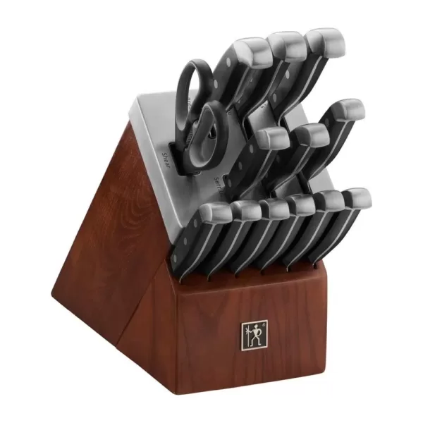 Henckels Statement 14-Piece Stainless Steel German Self-Sharpening Knife Block Set