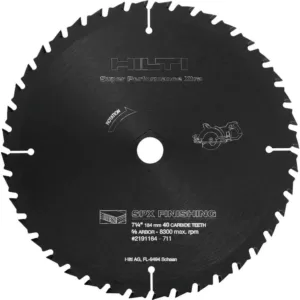 Hilti 7-1/4 in. 40 Teeth Circular Saw SPX Finishing Blade (5)