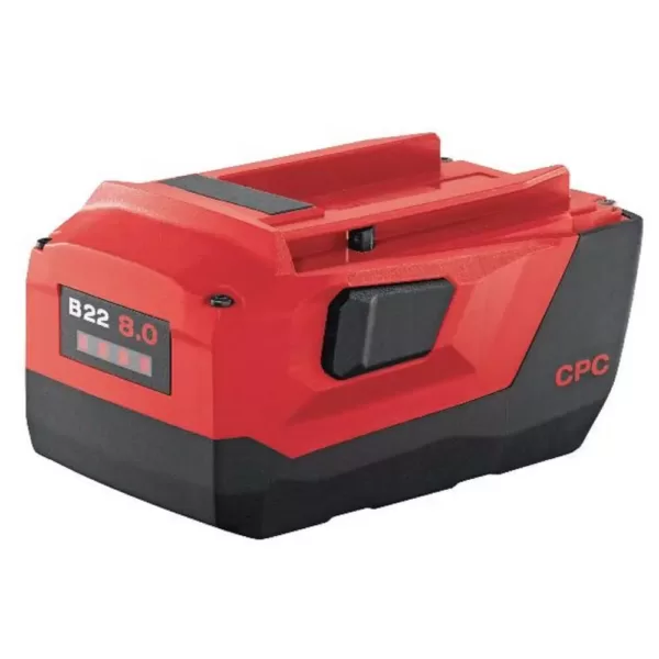 Hilti 22-Volt Lithium-Ion Cordless Circular Saw Kit, Two 8.0 Ah Batteries, Charger and Bag