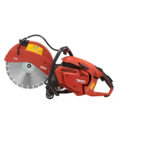 Hilti Package includes (1) DSH 700-X 14 in. hand held gas saw, (3) premium diamond blades and (1) maintenance kit