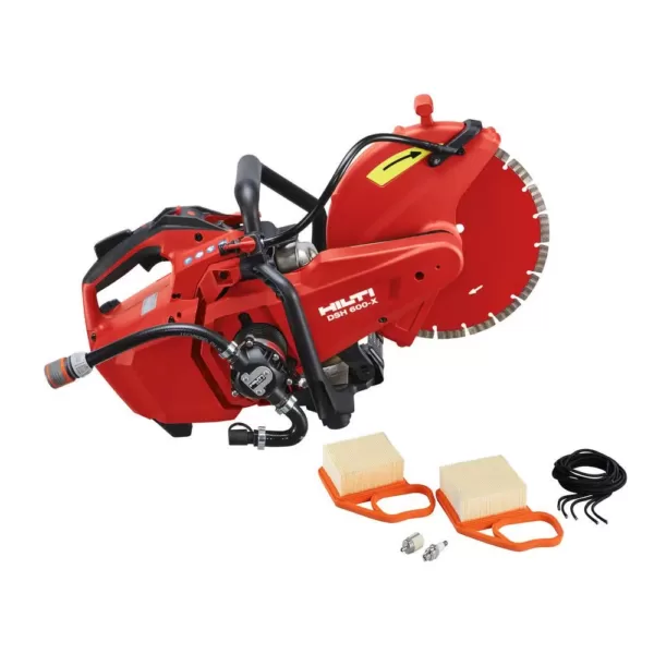 Hilti DSH 600-X 12 in. Hand Held Gas Saw with DSH-P Water Pump and 12 in. SPX Diamond Saw Blade