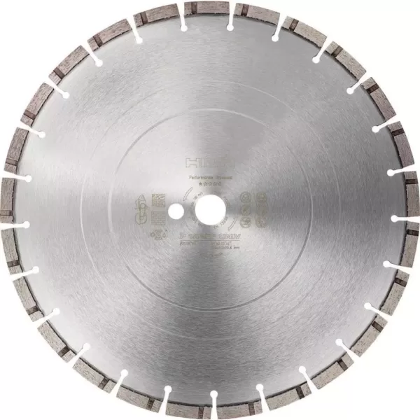 Hilti DSH 600-X 63 cc 12 in. Hand Held Gas Saw with 3-Pack 12 in. Premium Universal Diamond Saw Blades