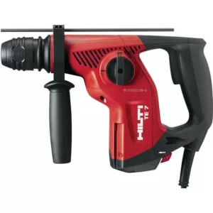 Hilti 120-Volt SDS-Plus TE-7 Corded Rotary Hammer Drill Kit with 4 TE-CX Hammer Drill Bits