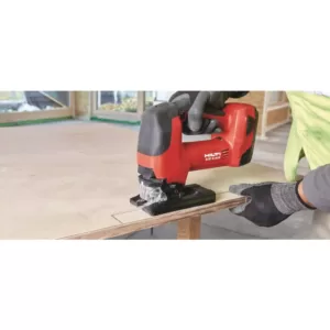 Hilti 22-Volt SJD 6-A Keyless Cordless Variable Speed Orbital Jig Saw Kit with (2) 2.6 Amp Li-Ion Batteries, Charger and Bag