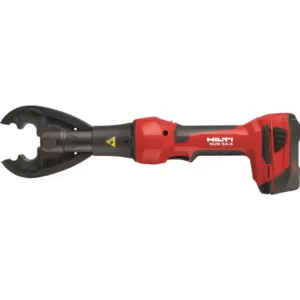 Hilti 22-Volt NUN 54 Inline Universal 6T Cordless Crimper and Cutter Kit with B 22/4.0 Li-Ion Pack, Charger Strap and Bag