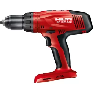 Hilti 22-Volt Lithium-Ion 1/2 in. Cordless High Torque Drill Driver SF 10W ATC Tool Body