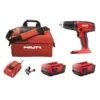 Hilti SFC 22-Volt Lithium-Ion 1/2 in. Cordless Drill Driver Kit with Two 4.0 Ah Batteries, Charger Belt Clip and Bag