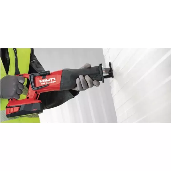 Hilti 36-Volt SR 30A Lithium-Ion Cordless Reciprocating Saw Kit with Two 36/5.2 Ah Batteries, Charger and Bag