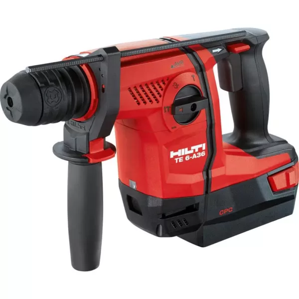 Hilti 36-Volt B36/2.6 Lithium-Ion 1/2 in. SDS Plus Cordless Rotary Hammer TE 6-A36 Compact with DRS Kit