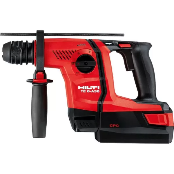 Hilti 36-Volt B36/5.2 Lithium-Ion 1/2 in. SDS Plus Cordless Rotary Hammer TE 6-A36 Industrial PKG