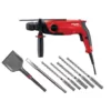 Hilti 850-Watt 120-Volt 1300 RPM SDS Plus Single Speed TE 3-C Rotary Hammer Drill Kit with Chisel, Scraper and 5 Drill Bits