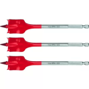 Hilti 1/4 in. x 6 in. High Speed Wood Spade Bits (3-Piece)