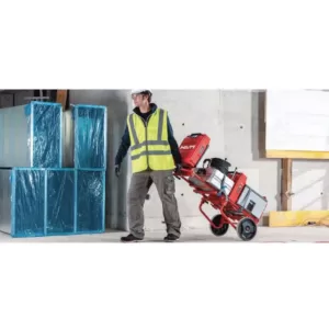 Hilti 330 lbs. Capacity Folding Hand Truck/Dolly with Straps and 3-Shelves