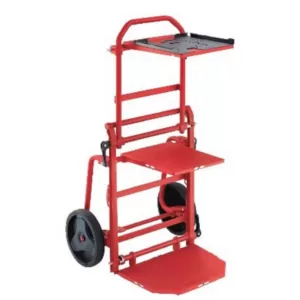 Hilti 330 lbs. Capacity Folding Hand Truck/Dolly with Straps and 3-Shelves