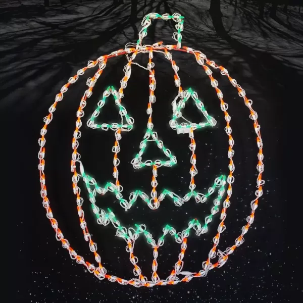 HOLIDYNAMICS HOLIDAY LIGHTING SOLUTIONS Holidynamics, Halloween Yard Decoration 44 in. Lighted LED Jack-O-Lantern