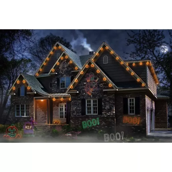 HOLIDYNAMICS HOLIDAY LIGHTING SOLUTIONS Holidynamics, Halloween Yard Decoration 44 in. Lighted LED Jack-O-Lantern