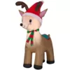 Home Accents Holiday 3.5 ft. Pre-Lit Airblown Inflatable Reindeer