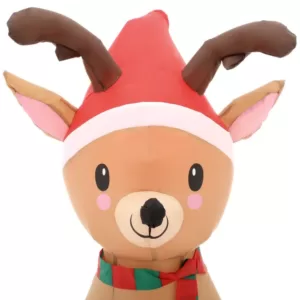 Home Accents Holiday 3.5 ft. Pre-Lit Airblown Inflatable Reindeer