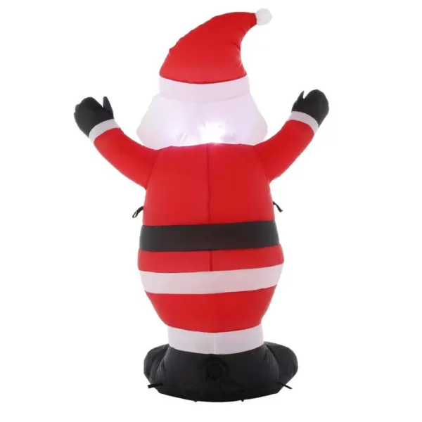 Home Accents Holiday 3.5 ft. Pre-Lit Airblown Inflatable Santa