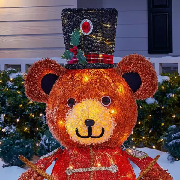 Home Accents Holiday 3 ft Yuletide Lane LED Teddy Bear